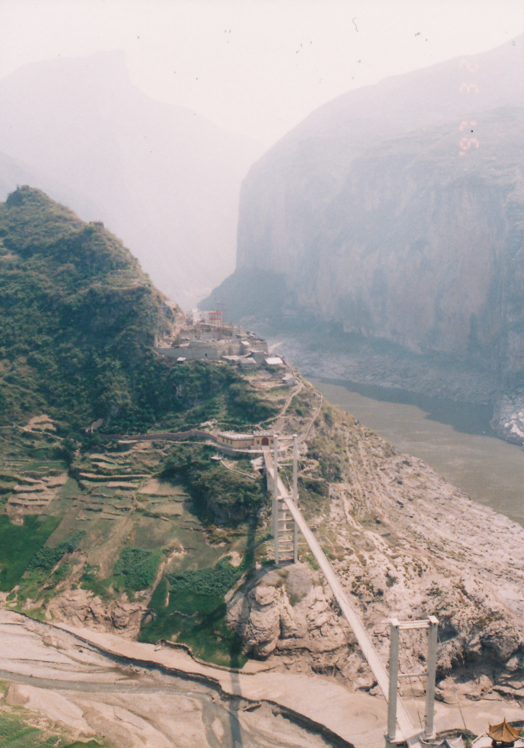 白帝城から瞿塘峡