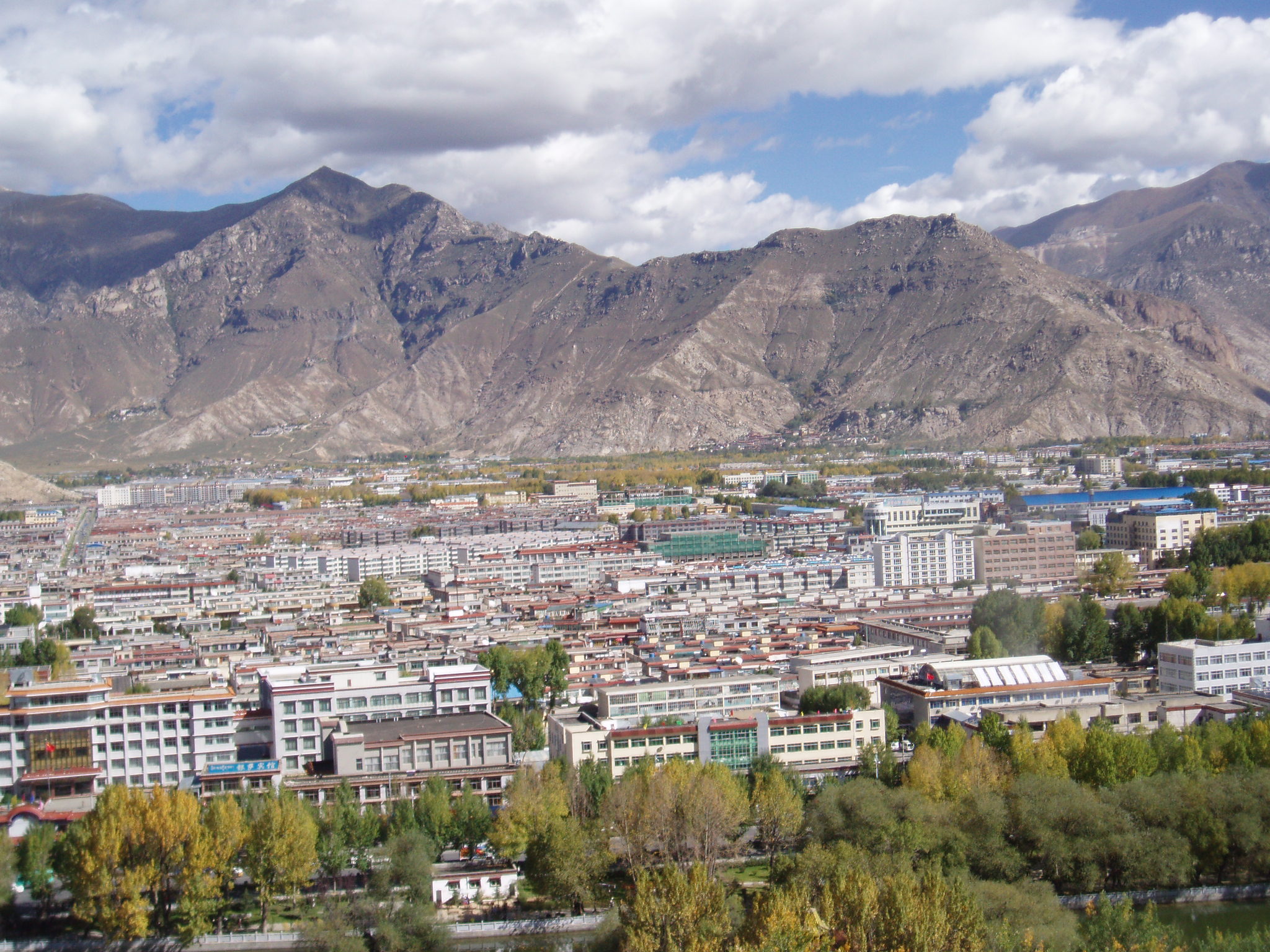 ポタラ宮から広場