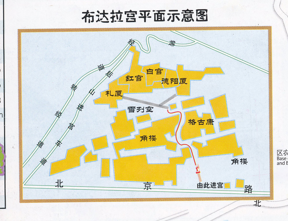 ポタラ宮平面図